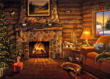 Cozy Christmas Scene
