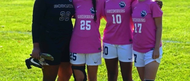 women soccer pink